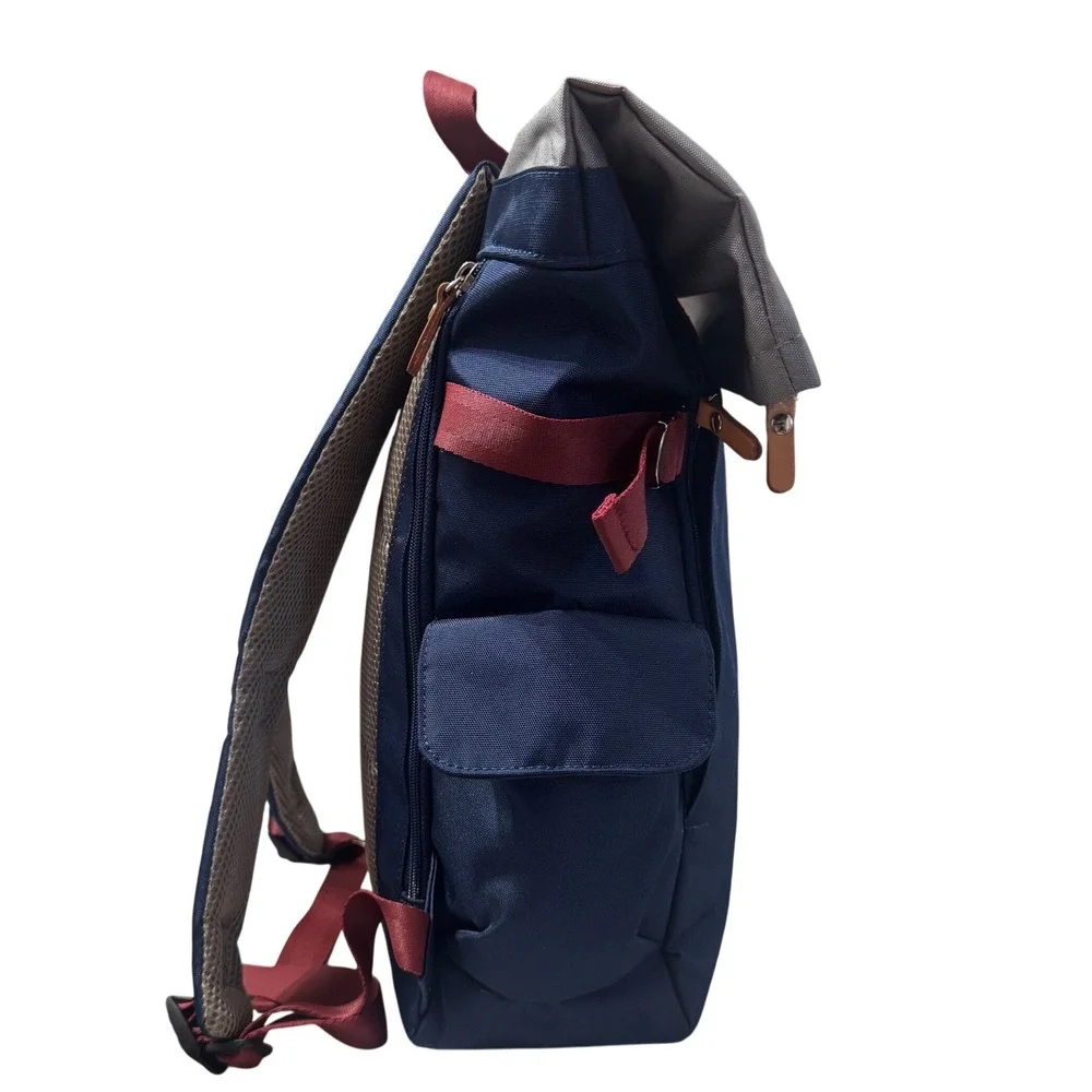 Harvest Label Urban Rolltop Backpack 2.0 Mens OS Navy NWOT Outdoor Daypack